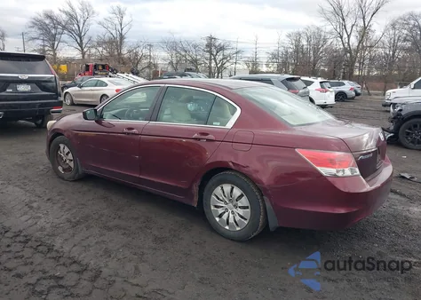 2009 Honda Accord 2.4 Lx z USA, uszkodzony, nr VIN 1HGCP26339A065438